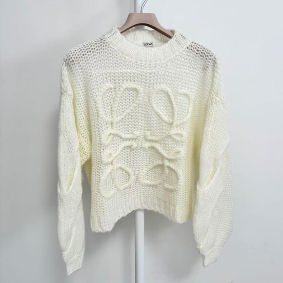 Loewe Anagram Relaxed-Fit Mohair-Blend Jumper - Picture 6 of 15